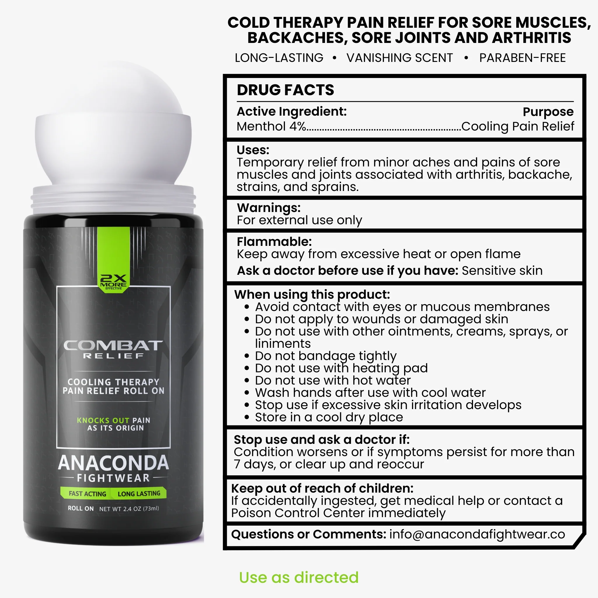 Pain Relief Roll On Gel - Image 3