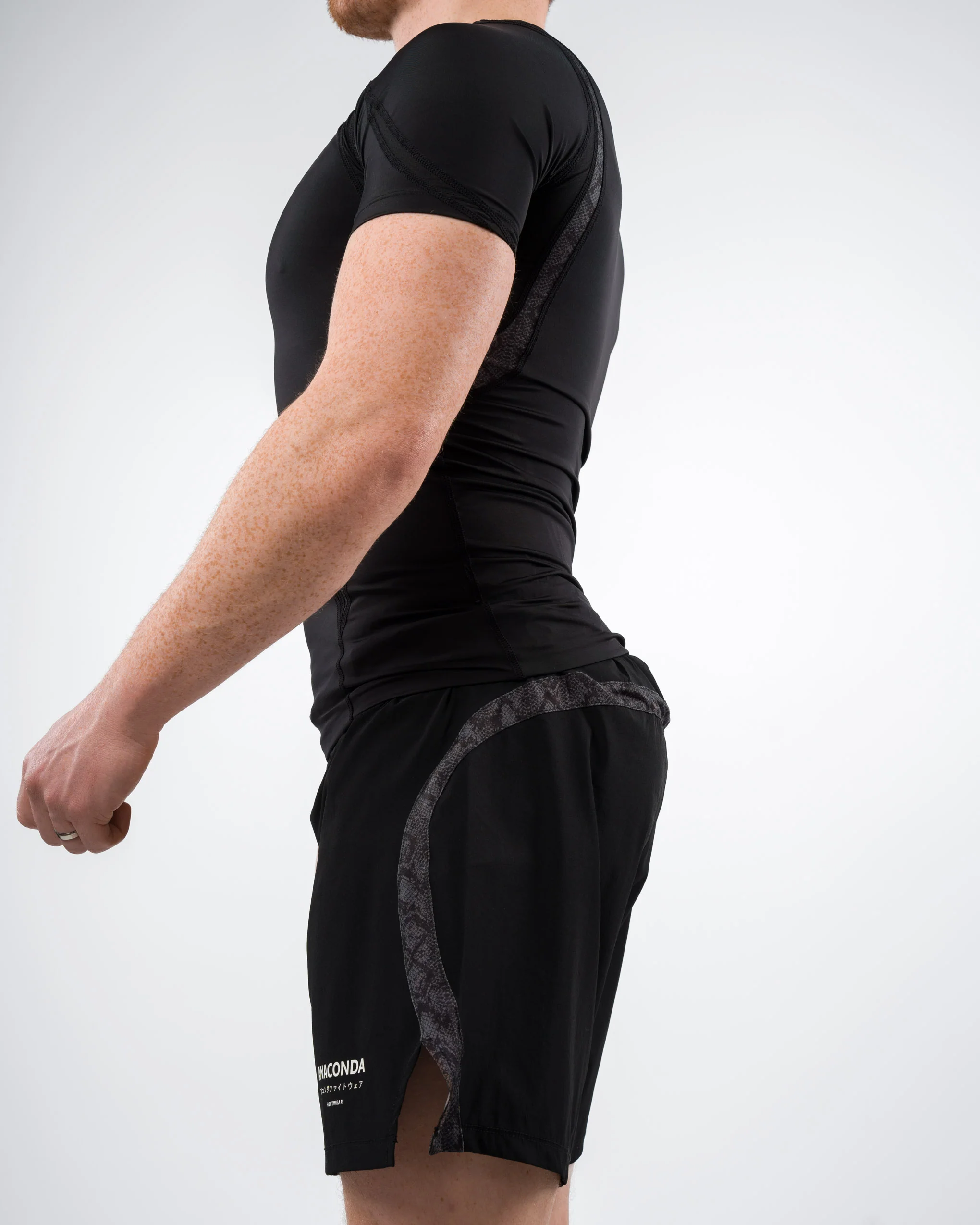 X-Vent Short Sleeve Rashguard Black - Image 6